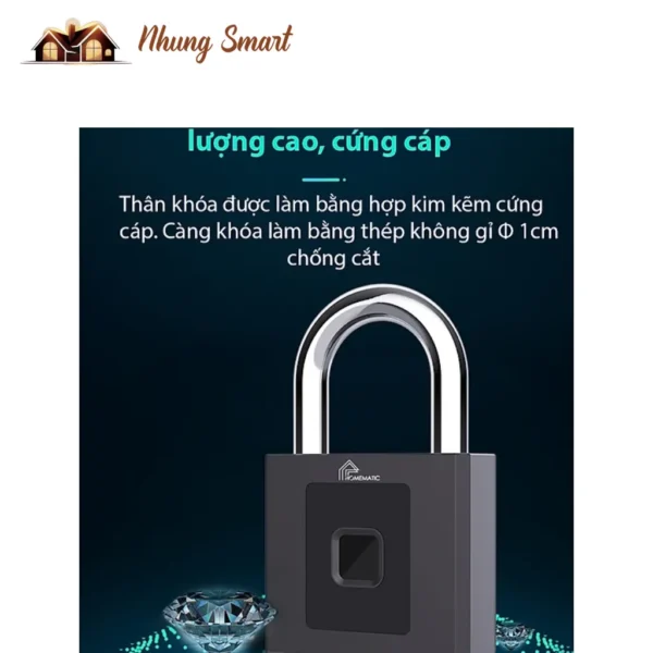 Khóa Vân Tay Càng To Bluetooth HM-LF01