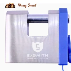 Ổ Khóa Cầu Ngang Vân Tay Chống Cắt Chống Nước Chống Trộm Thông Minh Exsmith EPL655